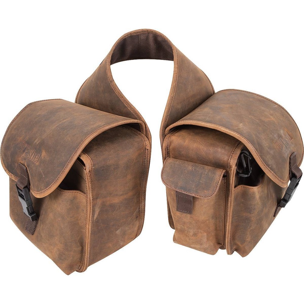 Cashel Rear Saddle Bag Medium Distressed Leather
