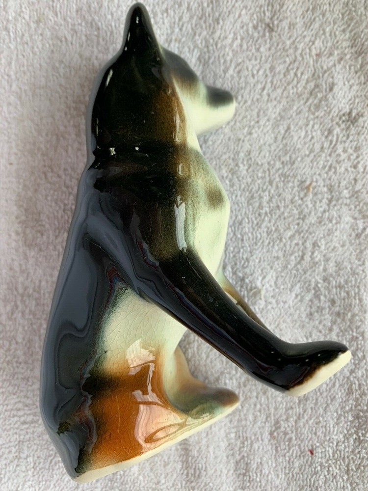 German Shepherd 6” Ceramic Dog