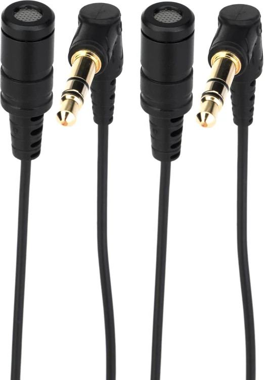 Hollyland Omnidirectional Lavalier Microphone - 2-pack, Black