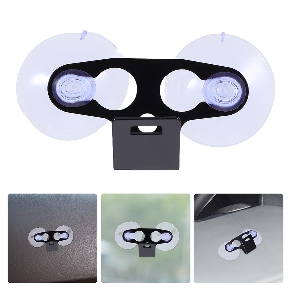 2 Pcs Plastic Radar Holder Dashboard Mount Car Mounting Bracket for
