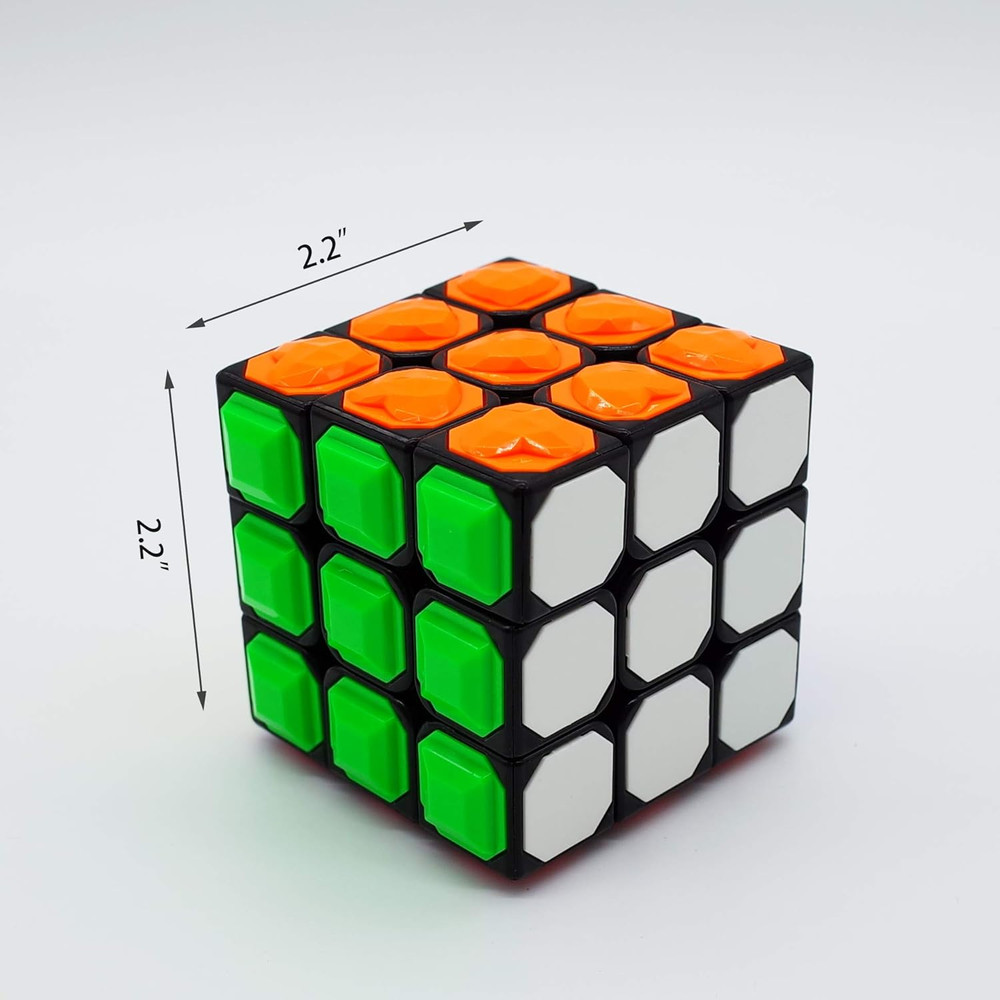 3X3x3 Magic Cube Tactile Cube for Blind 3D ??Embossed Braille Spe...