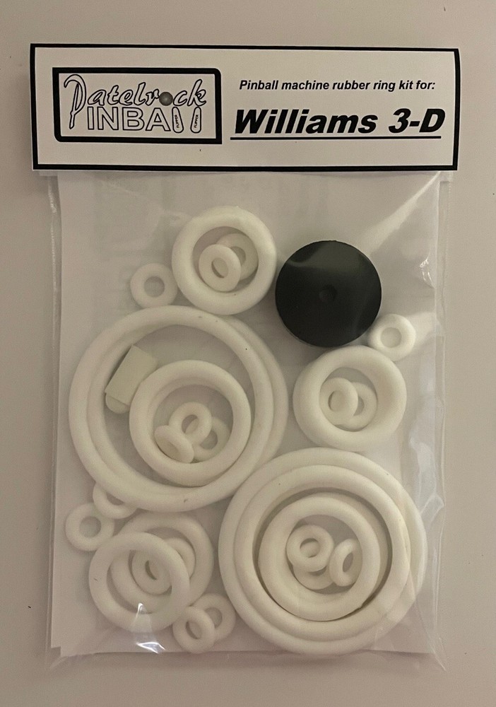 1958 Williams 3-D 3D Pinball Machine Rubber Ring Kit