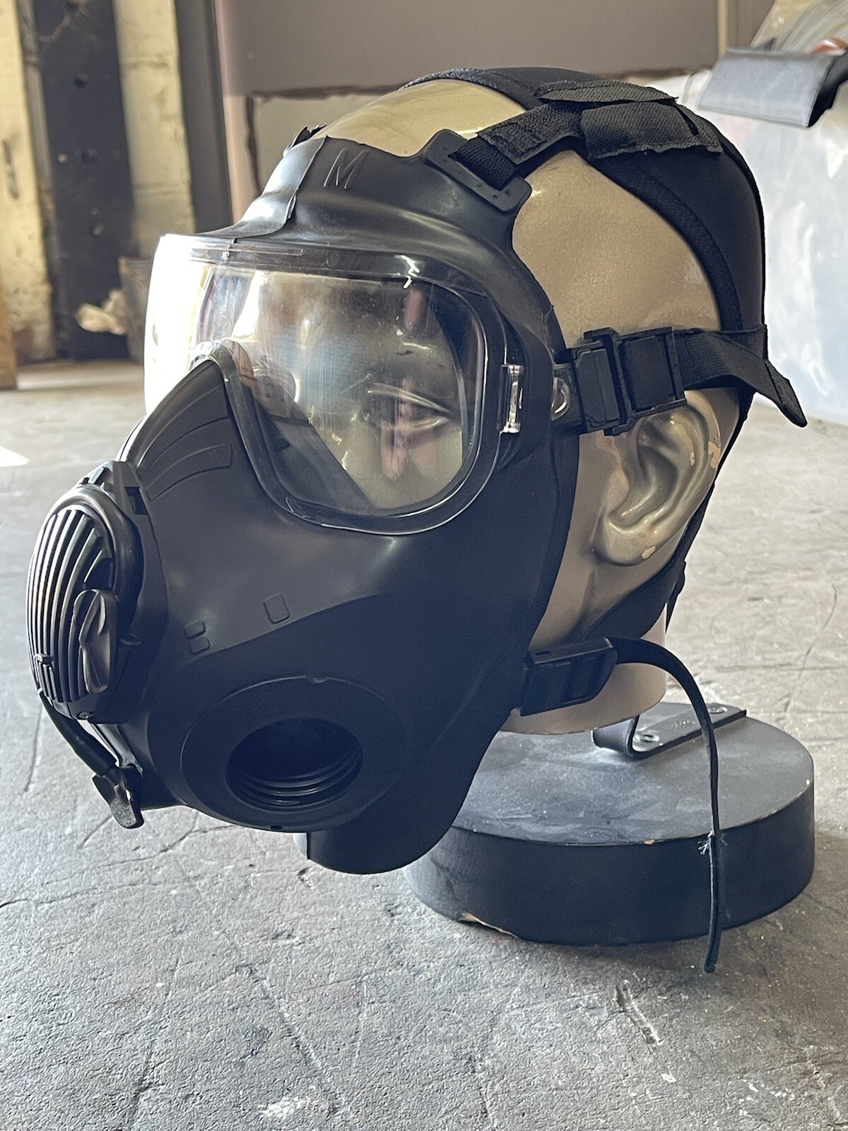 Gas Mask, C50 WITH CLEAR OUTSERT, Small, Avon Protection, Used