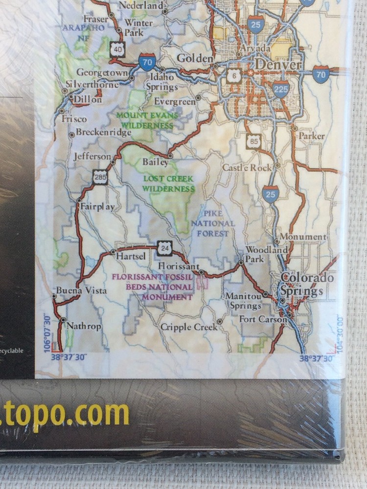 2007 National Geographic TOPO Mapping Software Denver & The Front Range