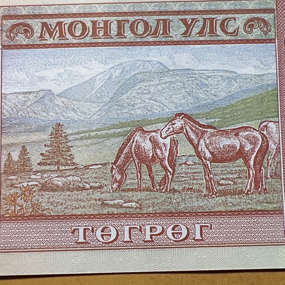 Mongolia 20 Tugrik Current Uncirculated Paper Money - Dated 2014