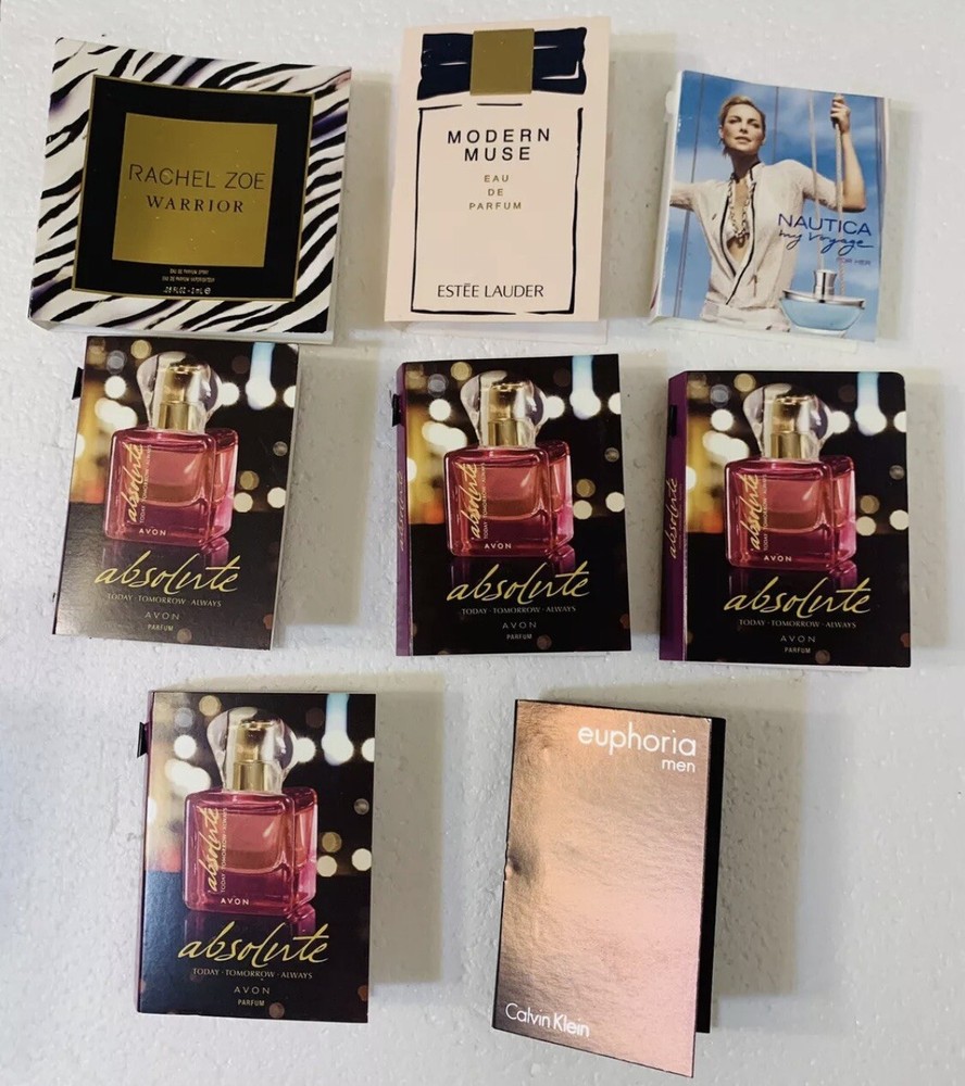 8 Women's Perfume Fragrance Samples Vials