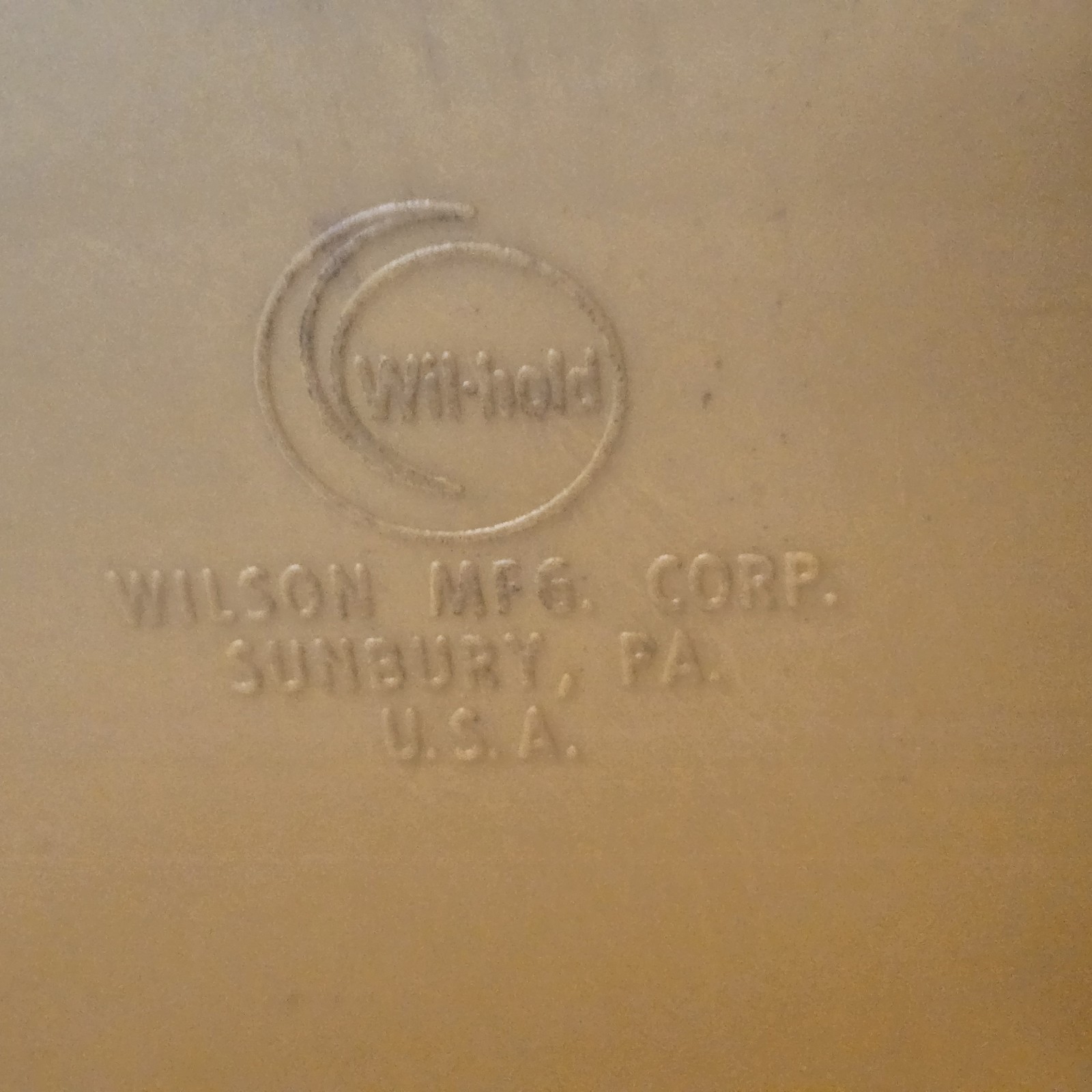 Wilson Wil-Hold Mustard Yellow Sewing Organizer, retro look, with Sewing Notions