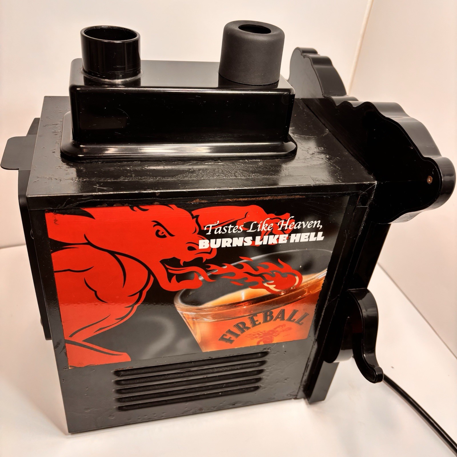 Fireball Whiskey Double Shot Chiller Refrigerated Beverage Dispenser LED Lights