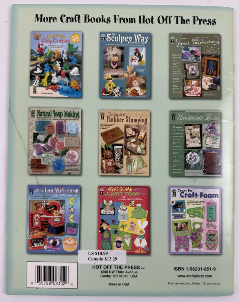 Annie Lang's Polymer Clay Characters Step-by-Step Instructions & Photos Book!