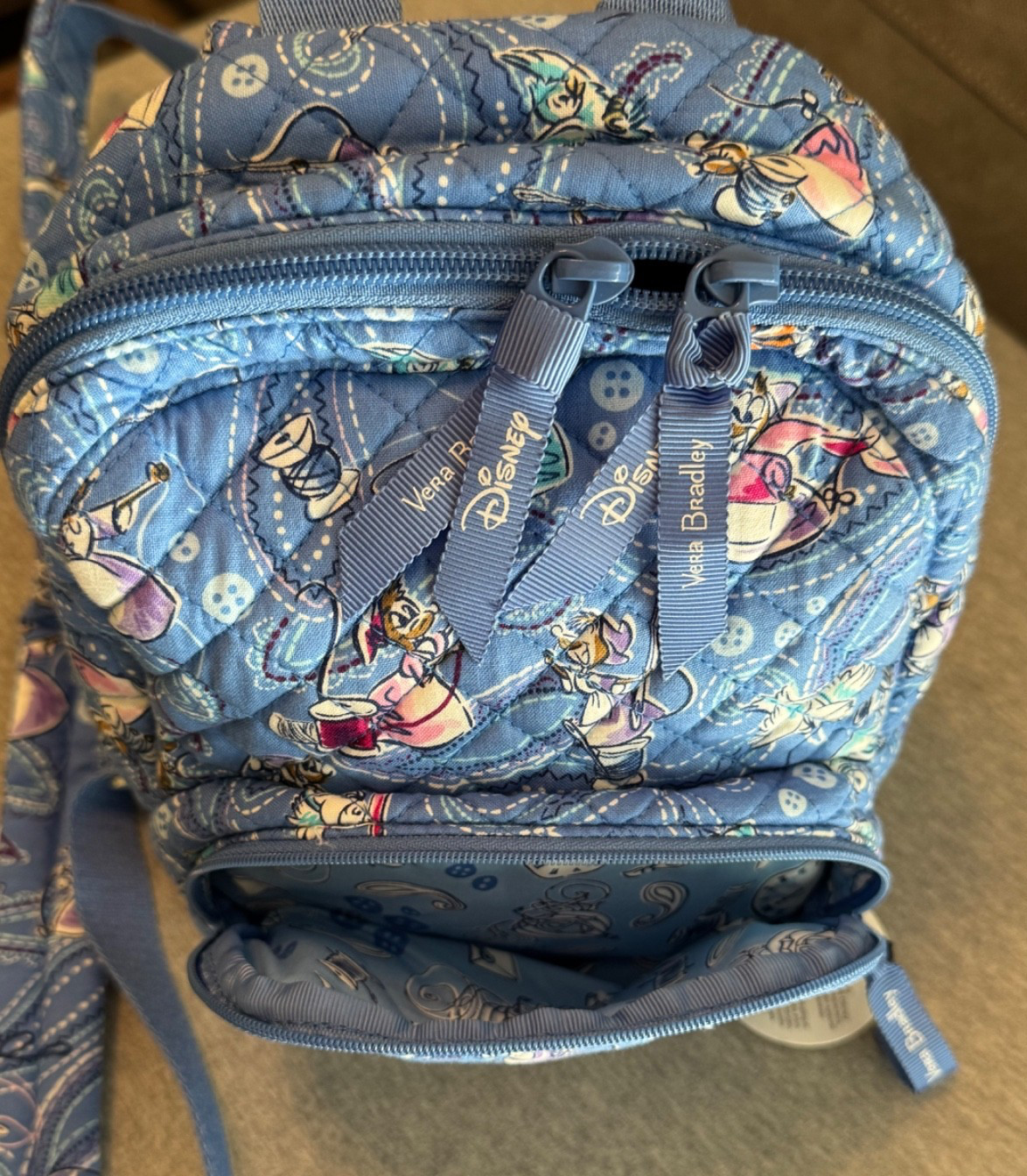 Disney Cinderella Mouse Friends Mini Backpack Vera Bradley NEW