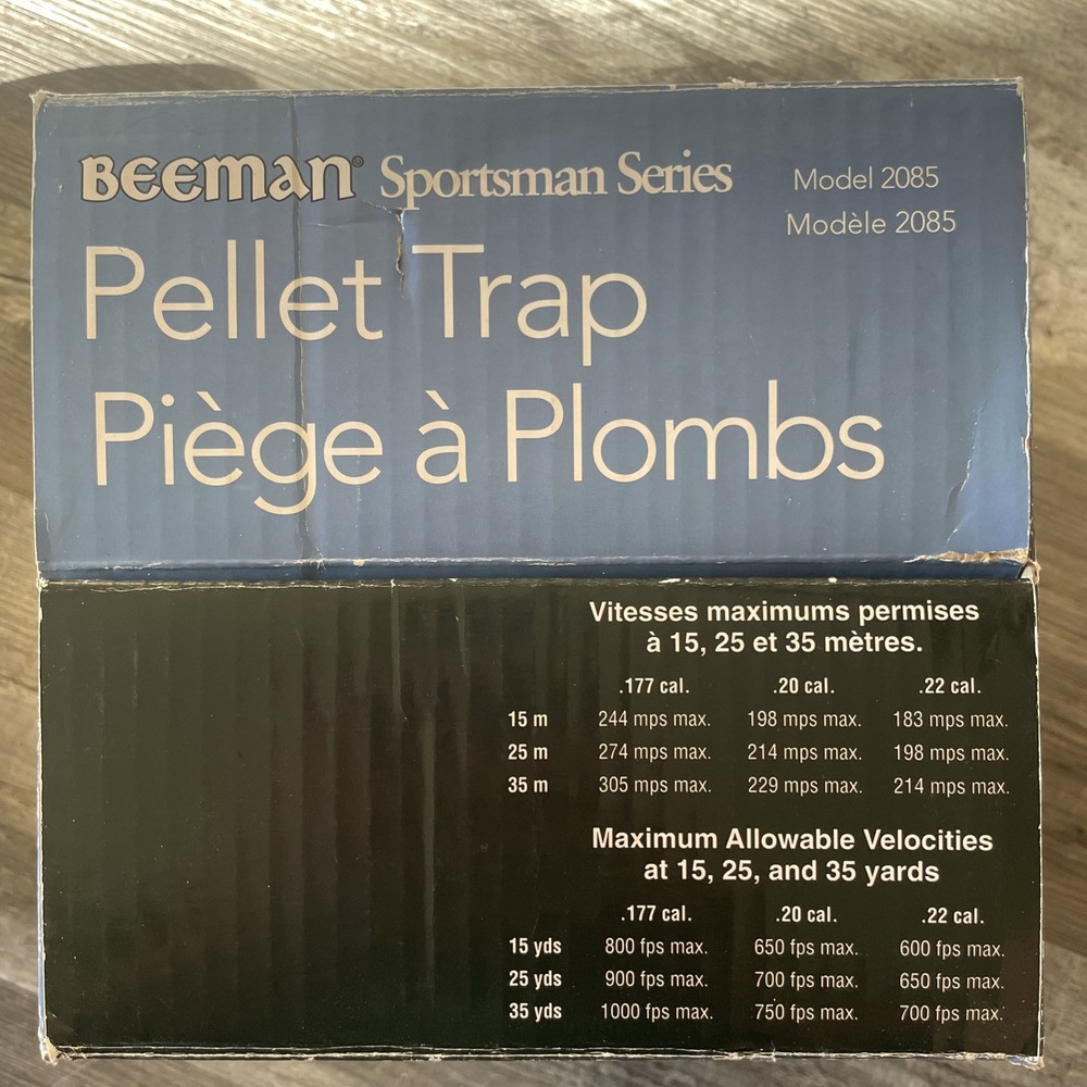New Beeman Pellet Trap With Targets Model 2085