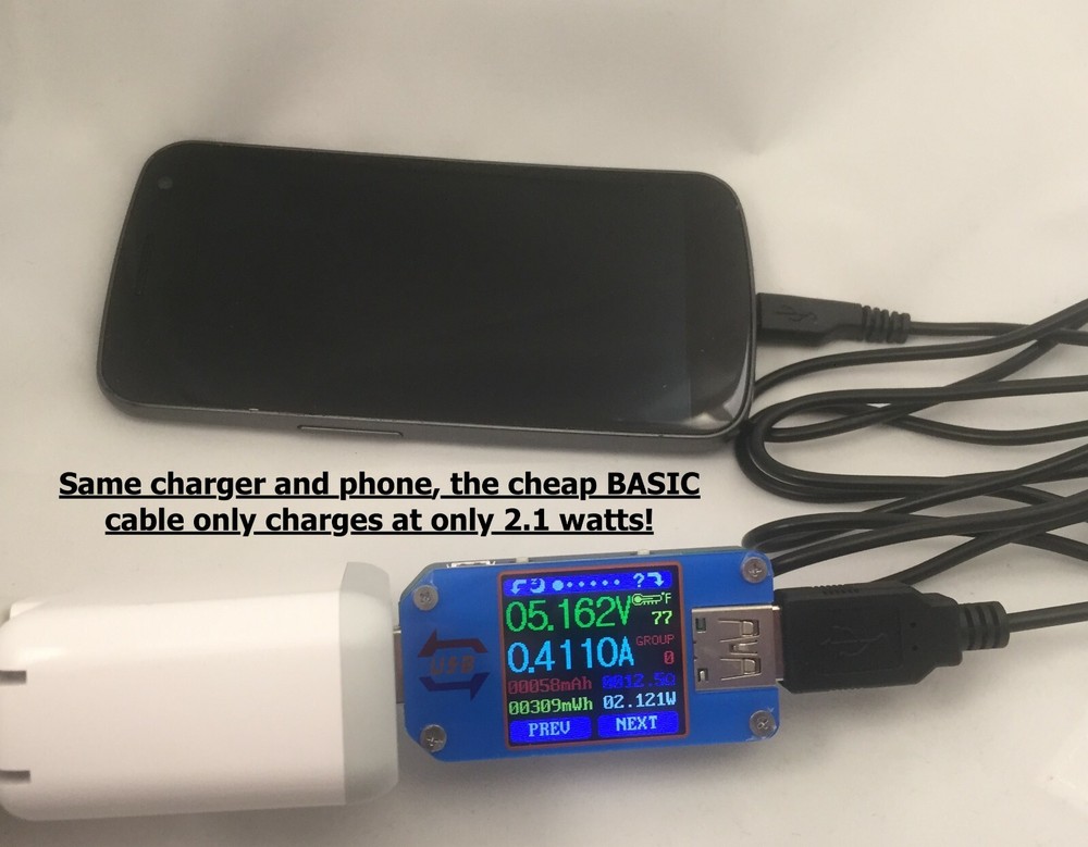 Is it me or is it USB? USB micro cable continuity tester, detect fake USB cables