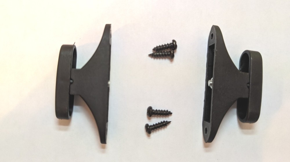 2 Violin Case Replacement Bow Holders Swivel Clips With Screws