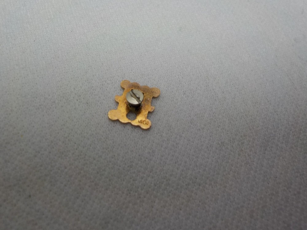 10K SOLID GOLD MONOGRAM INITIAL LETTER EMBLEM JEWELRY FINDINGS RING MONOGRAM #13