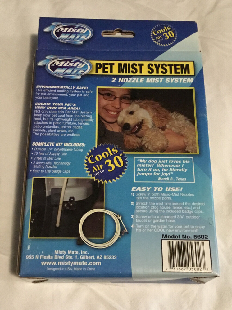 Misty Mate Pet Mist System 5602 - 2 Nozzle Mist System