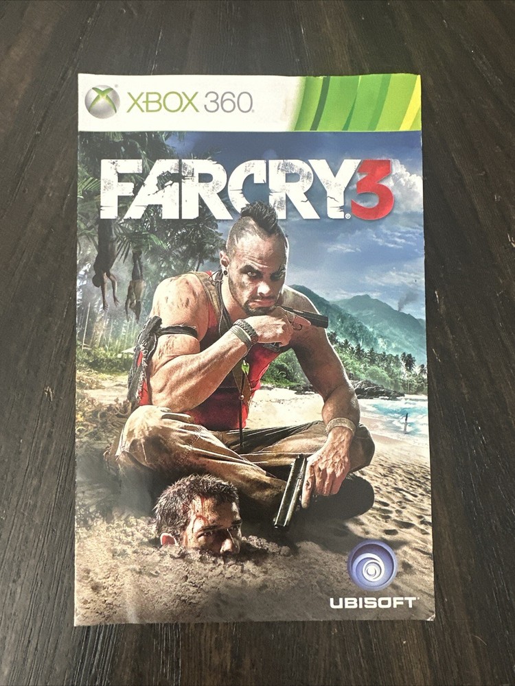 XBOX 360 Manual Only Farcry 3