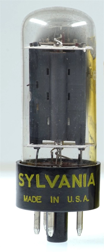 6DQ4 TUBE SYLVANIA TESTED & BOXED VINTAGE COMMERCIAL SURPLUS
