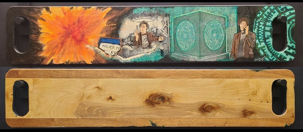 Large Serving Tray Lap Desk for Recliner, Sofa, Bed - Dr Who Style