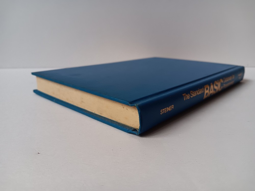 The Standard Basic Dictionary For Programming Hardcover W/DJ John P Steiner