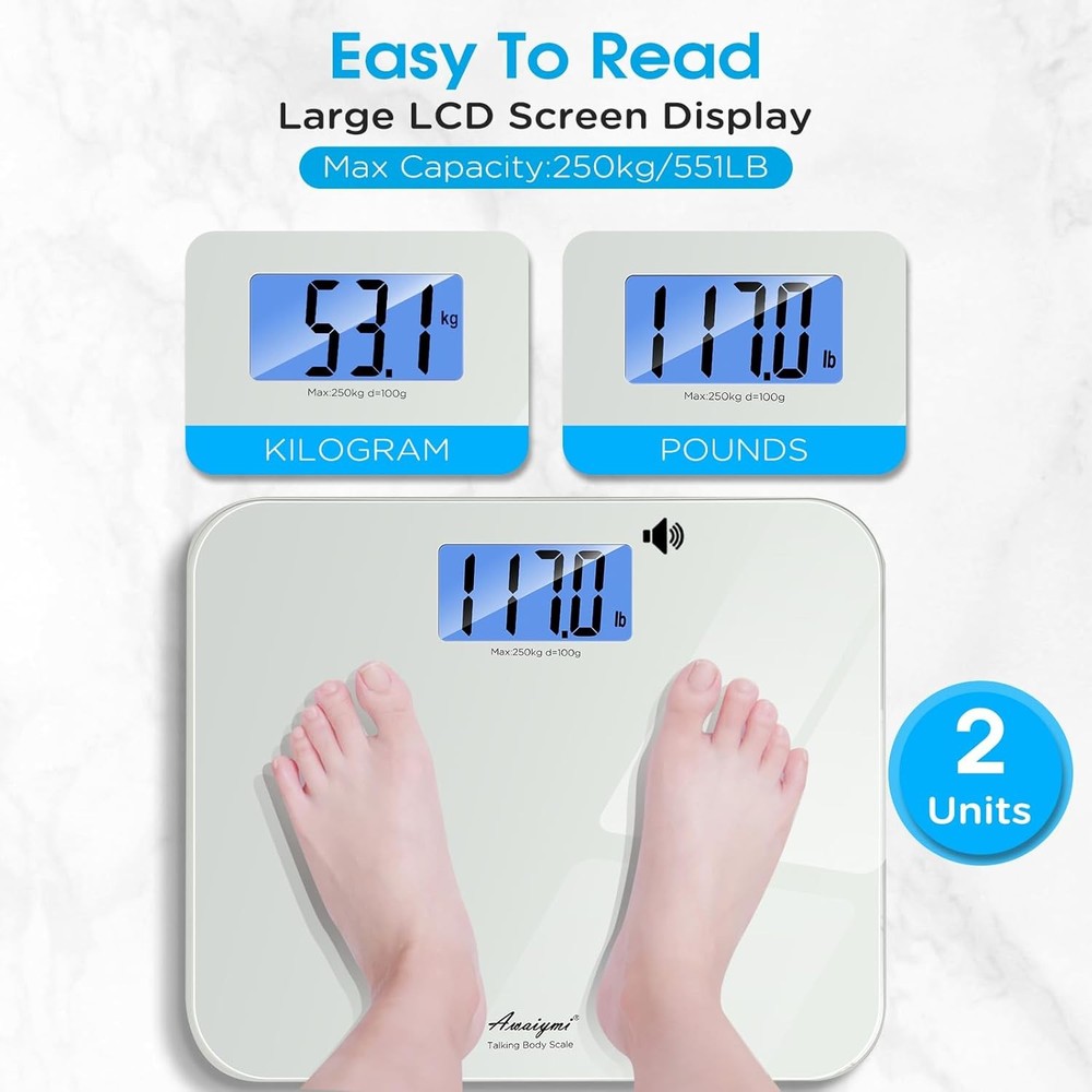 Digital Talking Bathroom Scale for Visually Impaired