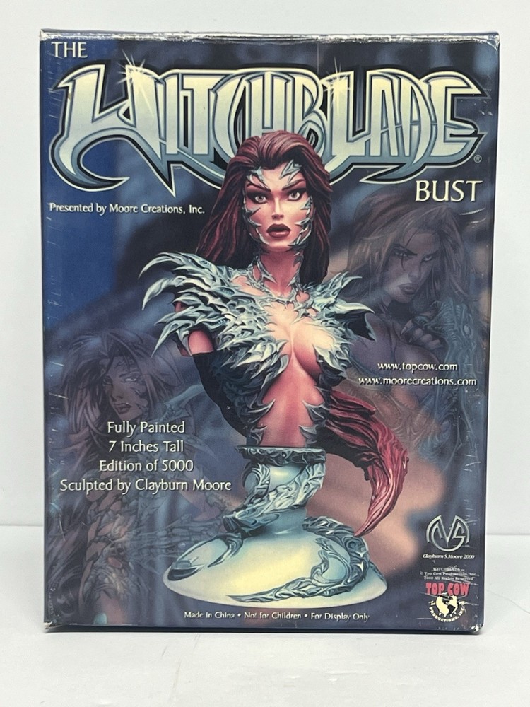 Witchblade Bust Moore Creations Clayburn Moore #2563/5000 w/ Box