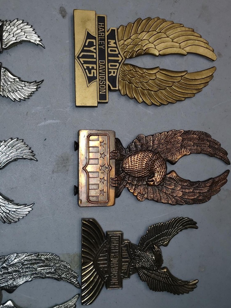 Harley sissy bar emblems/eagle 99.98 Each.