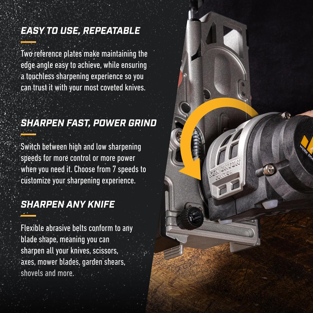 Ken Onion Edition Knife & Tool Sharpener Elite Mk2 - Adjustable Knife Sharpening