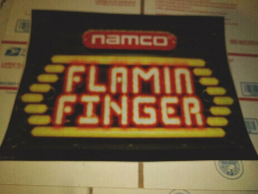 flamin finger arcade redemption marquee with plexi #334