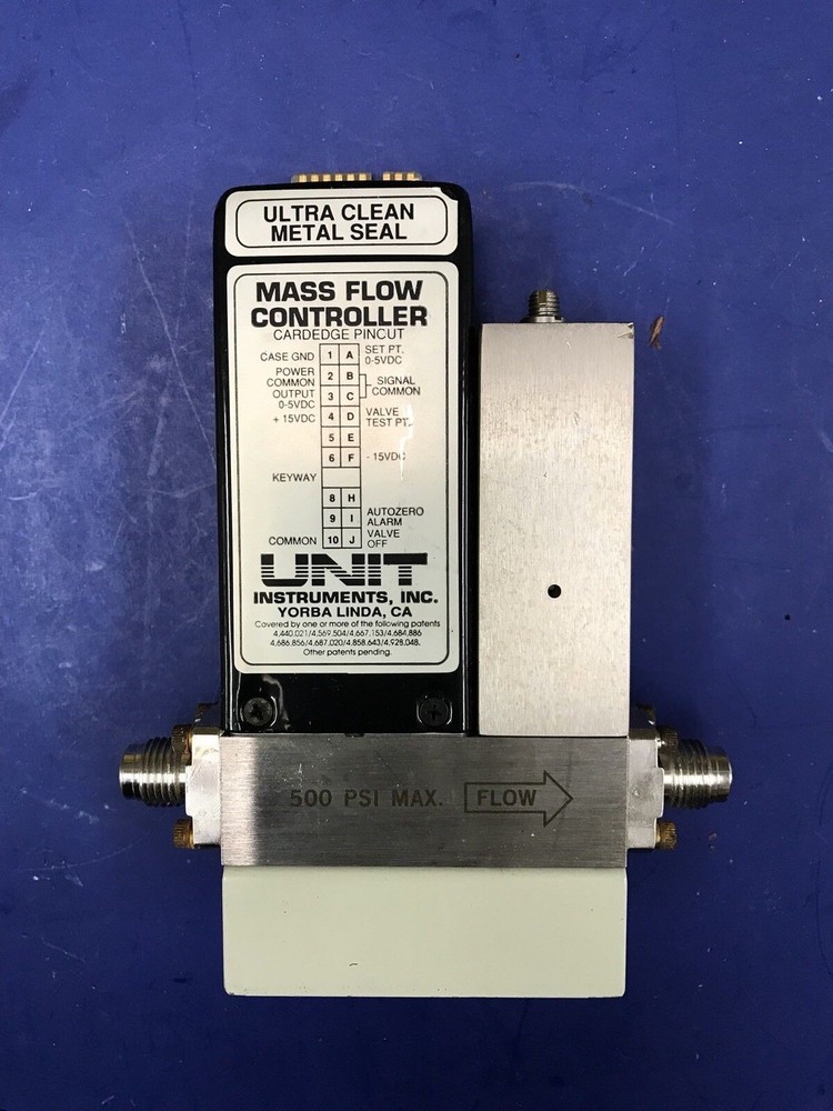 Unit UFC-1260A, MFC, Mass Flow Controller, PH3, 2 SLM, 1/4" MVCR, Used