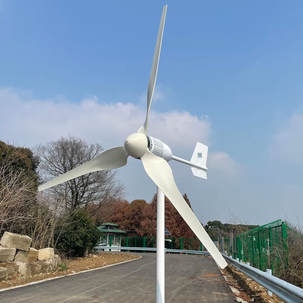 2000W 24V 48V Wind Turbine 3 Blades Windmill Wind Generator & MPPT Controller