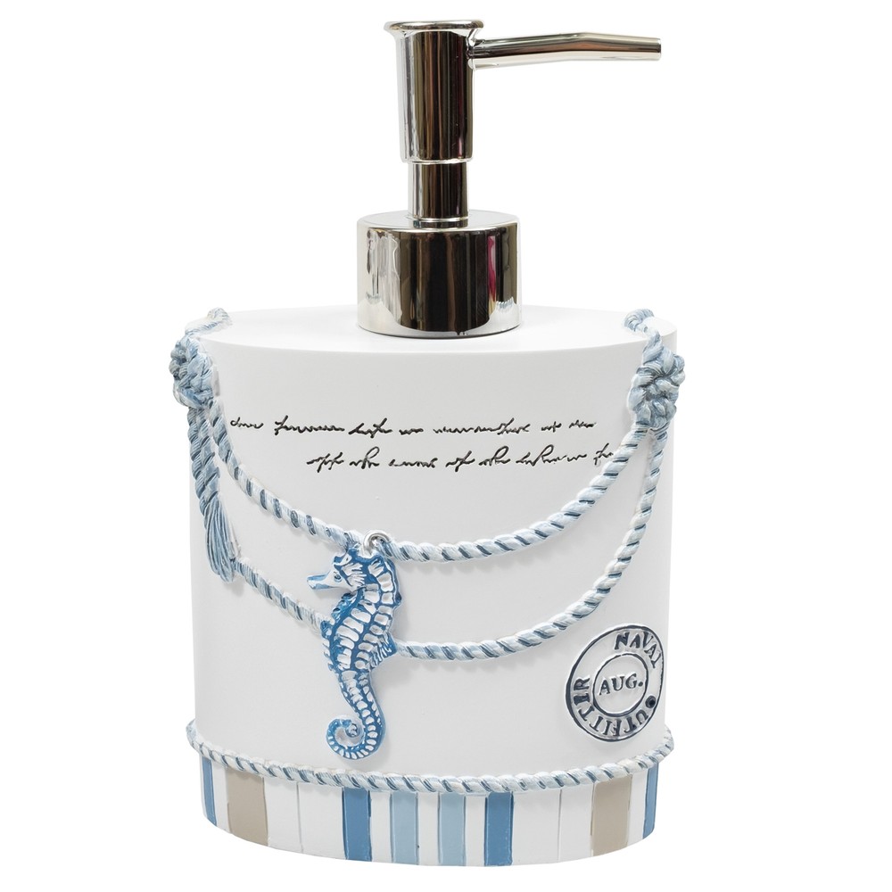 Beach Life Bath Accessory Collection 4 Piece Bathroom Set