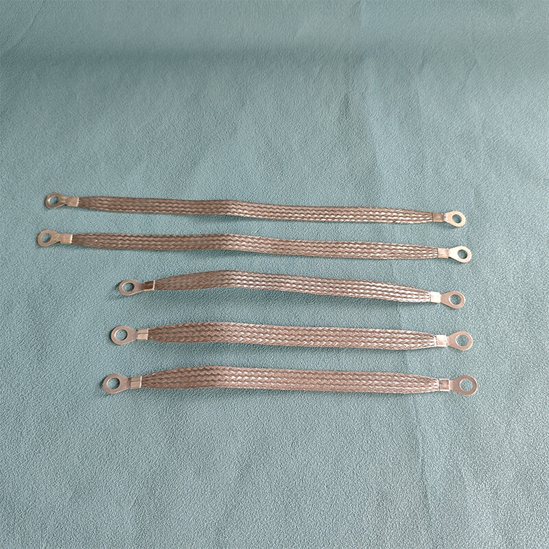 5× Universal Automotive Ground Strap Tinned Copper Car Engine Ground Strap Cable