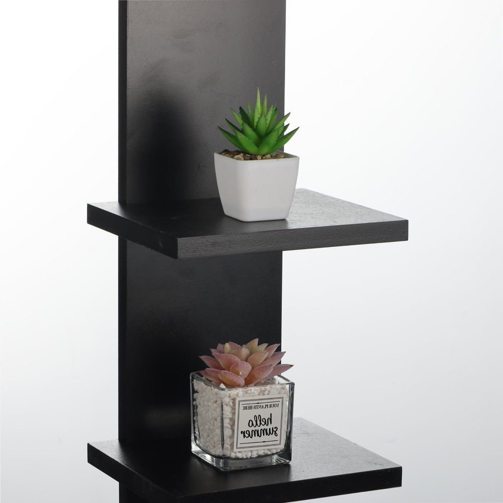 7 Tier Wall Shelf Unit - Lack Floating Shelf, Compact Display Floating Shelf,...
