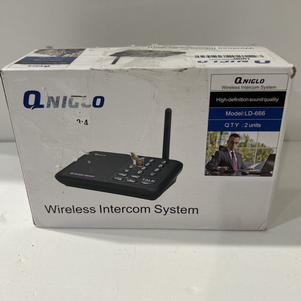 Qniglo Wireless Intercom System LD-666 - 2 Pack