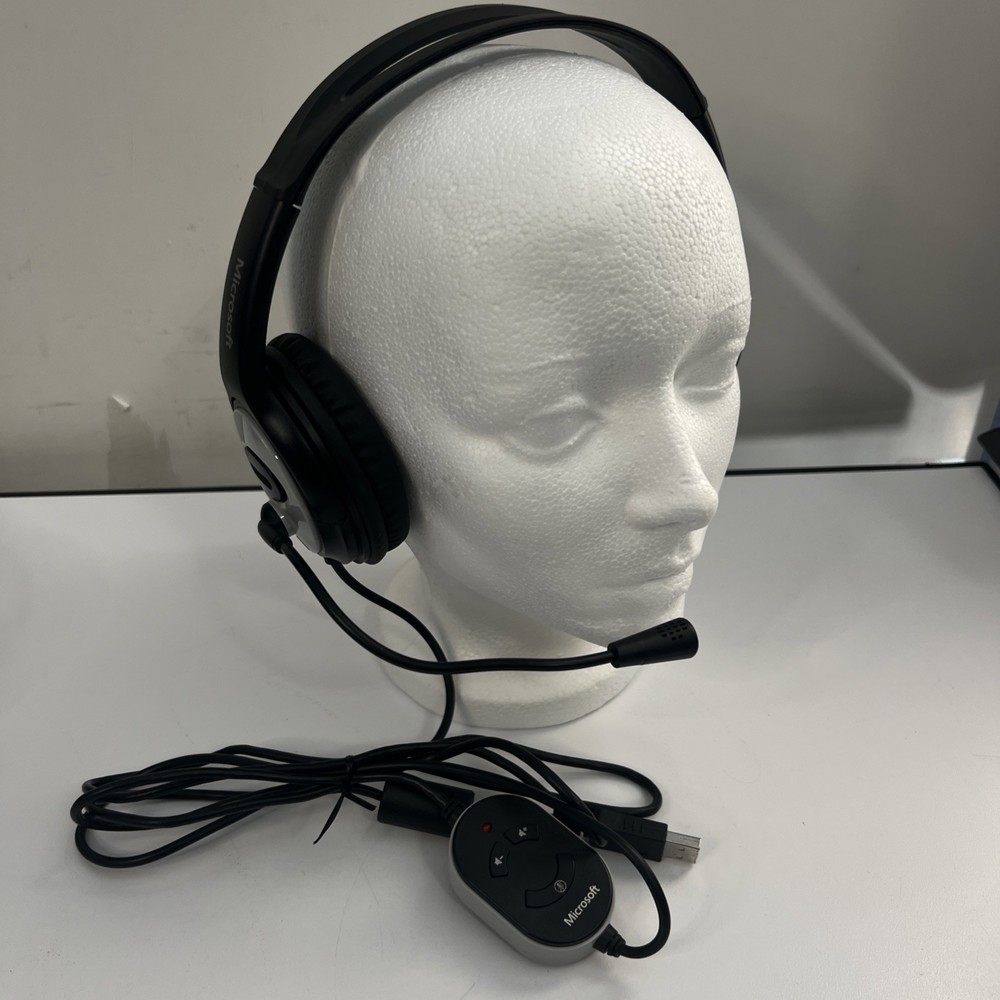 MICROSOFT LIFECHAT LX-3000 1084 HEADSET EUC Tested Working