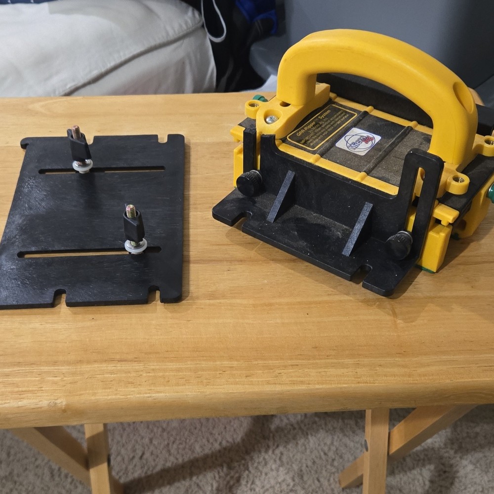 MicroJig GRR-RIPPER Advanced GR-200 3D Push Block System, Yellow/Black