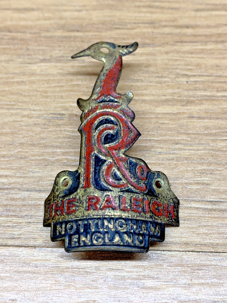 Original Raleigh Chopper / Grifter Frame Head Badge Used Condition