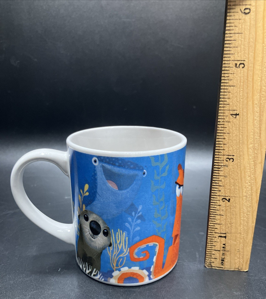 Disney 3 Piece Finding Dory Ceramic Dinnerware Set, Multicolor Plate, Bowl, Mug