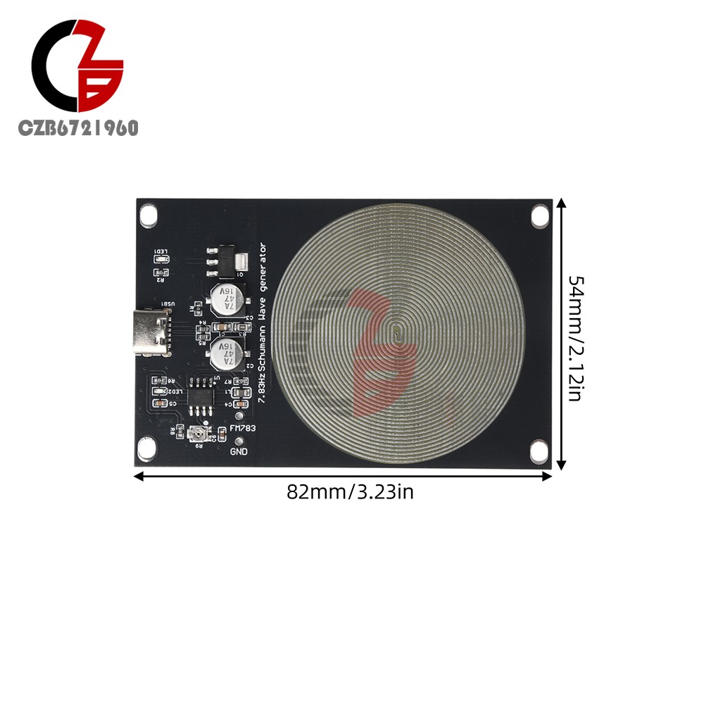 DC 5V 7.83Hz Schumann Wave Generator Ultra Low Frequency Pulse Generator Type-C
