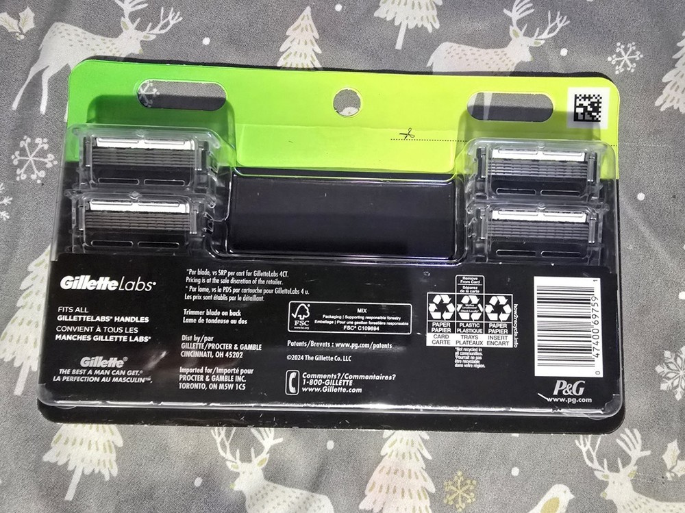 Gillette Labs 8 Blade Refill Replacement Cartridges - BRAND NEW!!