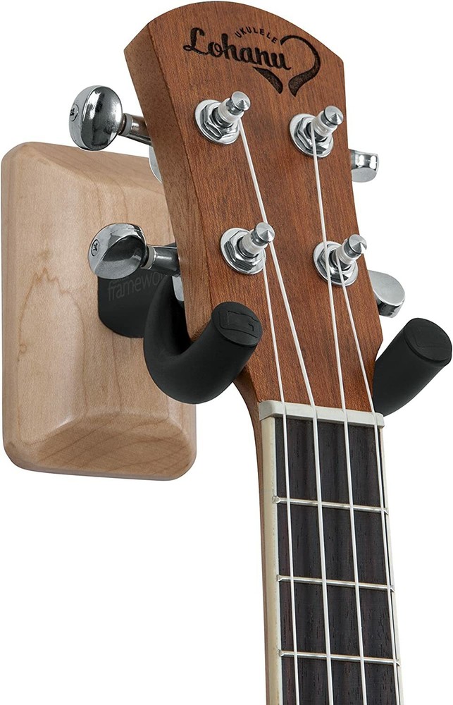 Gator Frameworks GFW-UKE-HNGRMPL Wall Ukulele/Mandolin Hanger - Maple