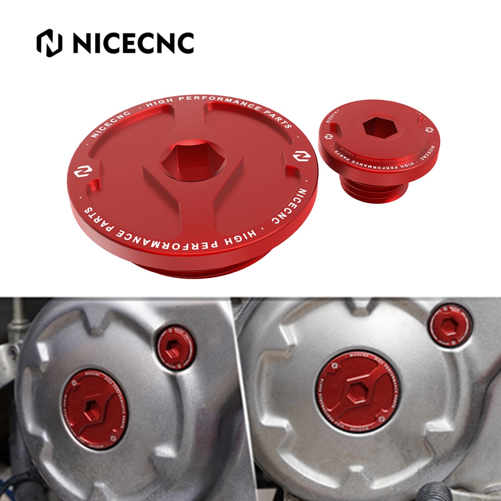 Engine Crankcase Cover Plugs Straight Screw For Yamaha Raptor 700 700R 2006-2023