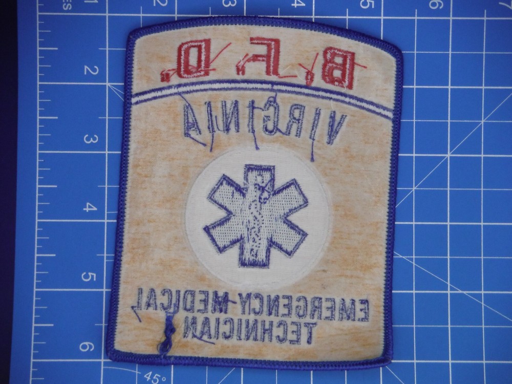 Virginia BFD Emergency Medical Technician patch