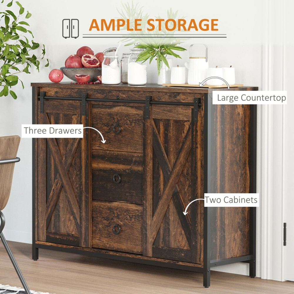 Cabinet Kitchen Sideboard Brown