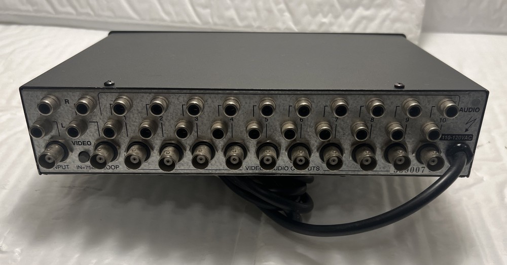 KRAMER VM-10AN Composite Video and Stereo Audio Distribution Amplifier