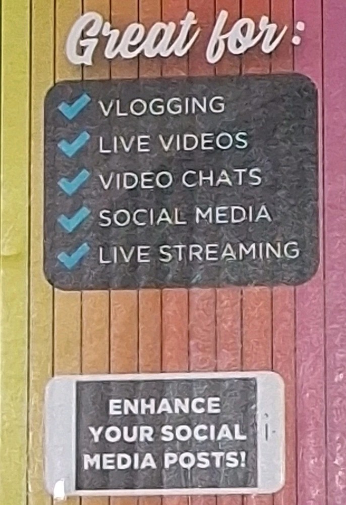 Bower 10" RGB LED Ring Light with Tripod, Remote, Special Lighting Modes