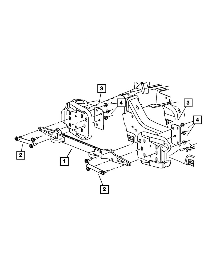 Genuine Mopar Tow Bar 55366511AC