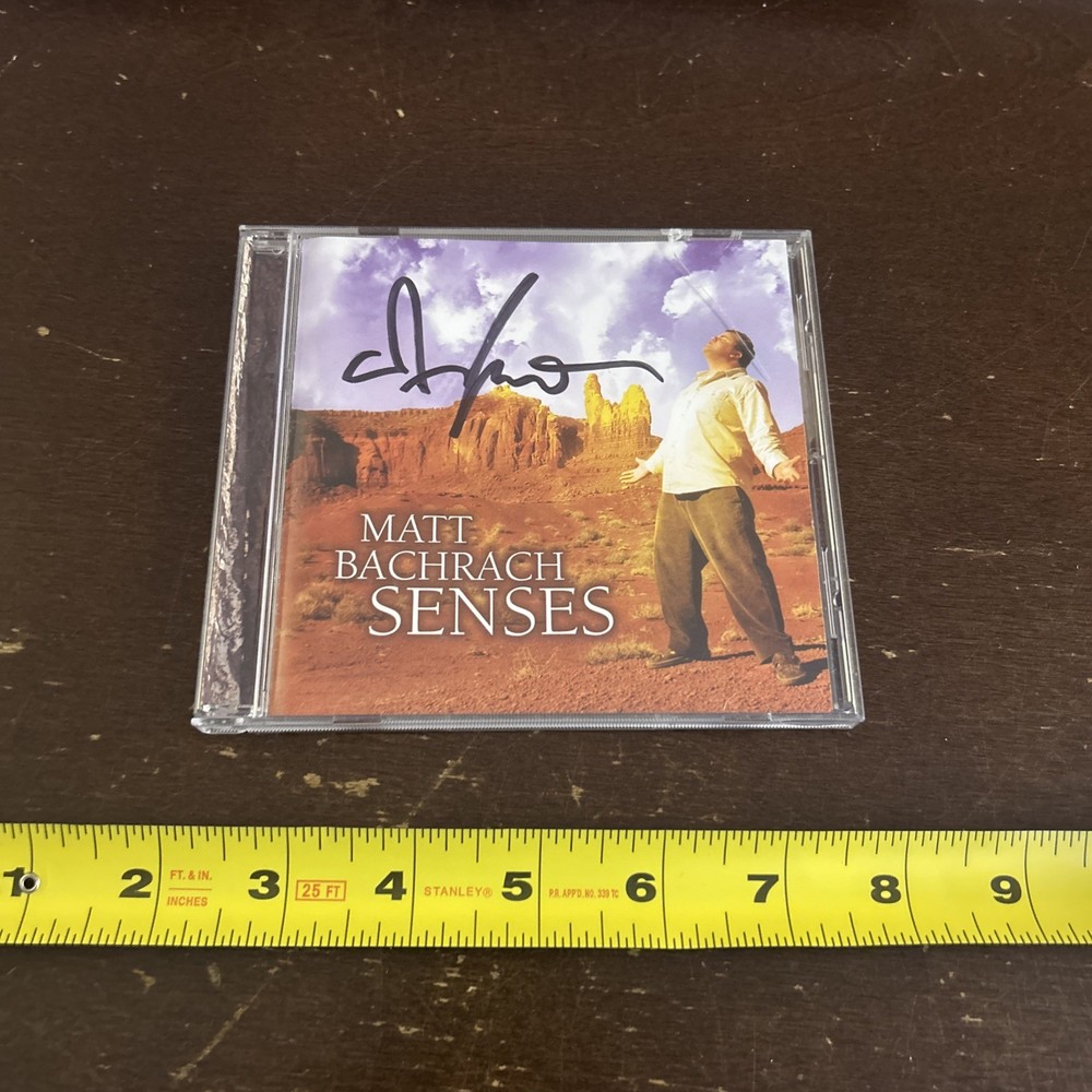 MATT BACHRACH GENUINE AUTHENTIC HAND SIGNED AUTOGRAPHED CD RARE NICE