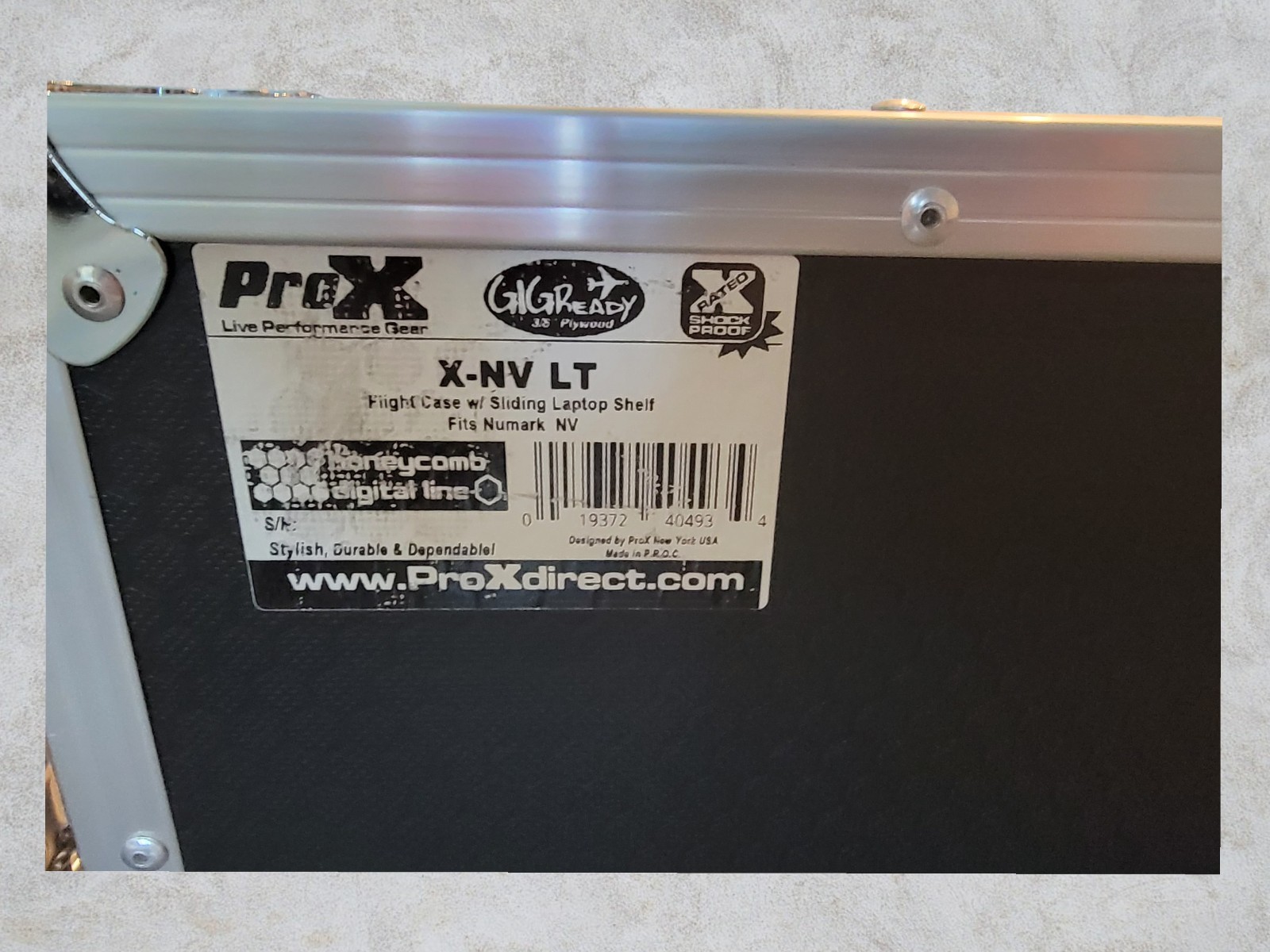 ProX X-NV LT Flight Case for Numark NV NVII Controller MISSING PIECE