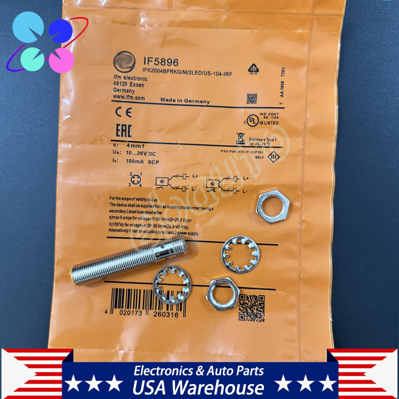 New Replacement For IFM Efector IF5896 Proximity Sensor IFS896